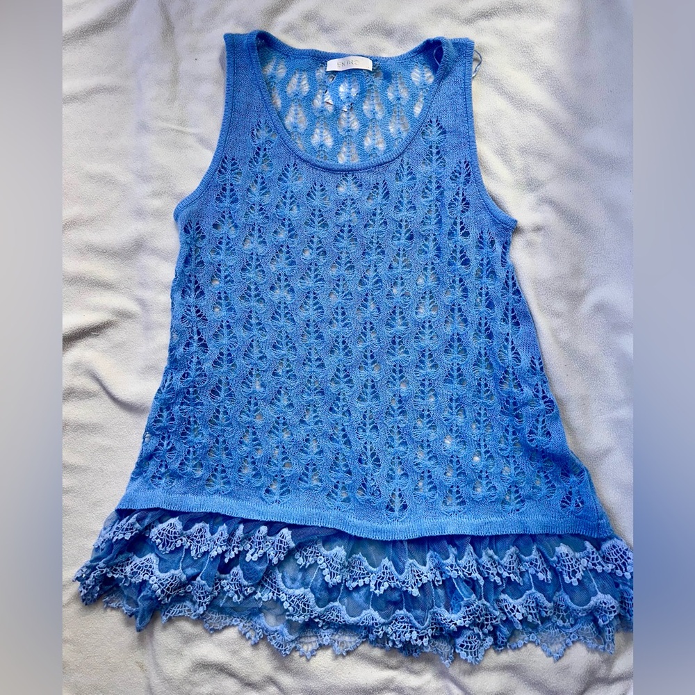 Entro crochet shirt/ swim cover